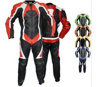 GermanWear™Einteiler Motorradkombi Lederkombi aus Büffelleder echtleder Kombi