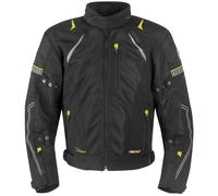 Germot Motorradjacke Damen Sommer X-Air Evo Pro, schwarz-neongelb, Größe 46D