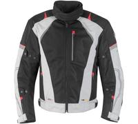 Germot X-Air Evo Pro Motorrad Textiljacke, hellgrau/schwarz, Größe L
