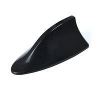 GERUI Haifischantenne Universal Auto -Haiflosse Autoantenne Universal Shark Autoantenne Verstärker AM FM Radio mit Wasserdichter Gummi (schwarz)