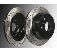 Geschlitzte gelochte Bremsscheiben 321mm vorne Chevrolet Camaro V6, L4 2016-2022
