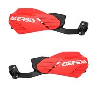 Geschlossene Handprotektoren ACERBIS Rot/Weiß Für TM MX F Cross 4T 450 2016-2022