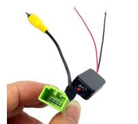 Getdoublerich 12V auf 5/6V Autoradio Rückfahrkamera Adapterkabel, 5Pin Video Ausgang Konverter für Suzuki Vitara 2016-2019, Schwarz