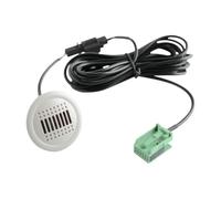 Getdoublerich Auto-Mikrofon mit Gehäuse für BMW FCON Pro/FISCON, kompatibel mit Mercedes für Skoda RNS315 RCD510, ABS, grau, kabelgebundenes Mikrofon, Ersatz 7H5857155A