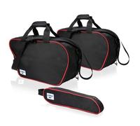 GETMORE Parts Innentaschen für MV Agusta Turismo Veloce - passend für Rosso, Lusso, SCS, RC SCS - 2er Set für Seitenkoffer - passgenau & robust - praktische Koffer-Taschen für Motorradreisen