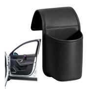 Getränkehalter für Auto, universeller Getränke-Organizer aus Leder | Autotür-Getränkehalter für Trinkgläser, Getränke, SUV, Limousine, LKW, Fahren, Pendeln, Reisen, Schwarz