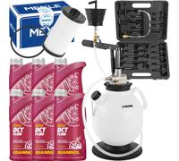 Getriebeöl Einfüllgerät + 6L MANNOL Getriebeöl DCT + Filter