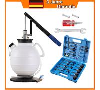 Getriebeöl Öl Einfüllgerät Ölwechsel 7,5 l mit Handpumpe mit 15 ATF Adaptern