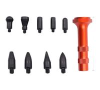 Gettimore Professionelles Auto Dellen Reparaturset mit Stahlblechabzieher und austauschbaren Spitzen für lackfreie Karosserieentfernung C