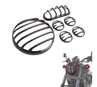 GFARDMOTO Für Honda Rebel CMX 250 300 500 1100 Zubehör 2019-2024 Rücklicht Blinkerabdeckung Blinkerschutzabdeckung vorne hinten Blinkerschutz Bremsrücklichtabdeckung (schwarz)