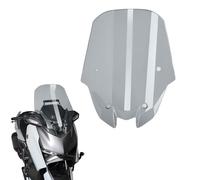 GFARDMOTO Motorrad-Windschutzscheibe für Yamaha X-MAX 250/300/Tech Max XMAX300 Zubehör 2025-2026 - Sportliche hohe Windschutzscheibe, PC-Kunststoff-Frontverkleidung (Grauer)