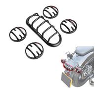 GFARDMOTO Rücklicht-Blinker-Schutzabdeckung Grillabdeckung Kompatibel mit Honda Rebel CMX250/300/500/1100 2019-2025 ABS-Kunststoff-Rücklicht-Blinkerabdeckung Rebel-Zubehör (Mattschwarz)