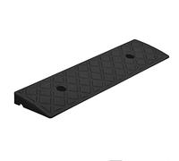 GFMODE Bordsteinrampe Gummi Vollgummi Auffahrrampe Trittplatte Unebene Neigung Bike Slope Bump Bike Piste rutschfeste Höhe 3-13cm Breite 13/22/27cm (Color : Nero, Size : 49 * 13 * 3cm)