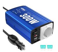 GIANDEL 300W Reiner Sinus Wechselrichter Spannungswandler 12V DC 230V AC Kfz-Adapter mit PD30W Type-C und QC 3.0 Type-A USB und Steckdose Für Tablets Laptops Smartphones