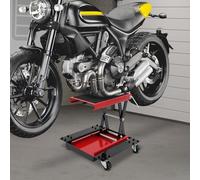 GIDRLL Motorradheber Stahl Scherenhebebühne höhenverstellbar Faltbare Motorradhebebühne für Motorräder/Dirtbikes/Geländefahrzeuge/Fahrräder, für Garage & Außenbereiche, 500 kg Belastbar