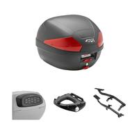 GIVI B29 Bauletto-Kit Schwarz Rot Für Yamaha NMAX 125 2021-2024