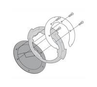 GIVI BF Tankbefestigung für TANKLOCK Tankrucksäcke, schwarz