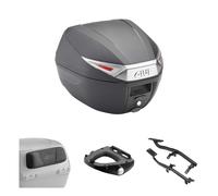 GIVI C30 TECH Schwarz Rauchig Topcase Kit Für Yamaha 125 NMAX 2025-2025