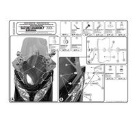 GIVI D266KIT Halterungen für Windschutzscheibe 266DT für Suzuki 400 An Burgman