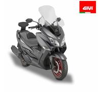 GiVi Windschild transparent,>590 mm hoch, 670 mm breit für Suzuki Burgman 400 (17-19), mit ABE