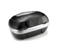 Givi Beifahrer Rückenlehne V47 Monokey Koffer Soft schwarz, aus Kunstleder