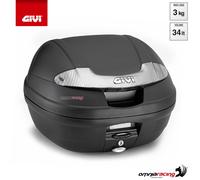 GIVI E340N Monolock E340 Vision Tech Zentral-Topcase in schwarzem ABS