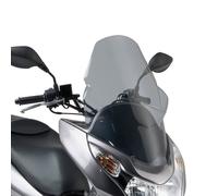 Windschutzscheibe GIVI D322S Spritzfertig Al Montage für Honda 125 Pcx 2010-2013