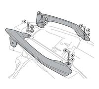 GIVI Kit für die Montage des PL4103CAM Träger für Kawasaki Versys 650 (10-14)