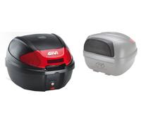 GIVI Koffer Koffer Tasche E300N E300 N MONOLOCK 30 LT SCHWARZ + Rückenlehne E103