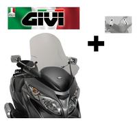 GIVI Komplett Windschild Transparent Für Suzuki Burgman 400 2009 2010 2011 266DT