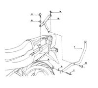 Givi Monokey/monolock Top Case Rear Rack Suzuki Gsf 600 Bandit/s&gsf 1200 Bandit One Size Smoke (Herstellerartikelnummer: 511F)