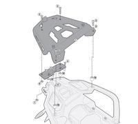 Givi Monokey Top Case Rear Rack BMW R 1250 Gs One Size