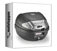 givi motorradkoffer e300nt2b monolock schwarz tech 30 lt + träger kompatibel mit piaggio liberty 50-125-150 2025 mototopgun