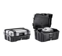 GIVI Motorradkoffer TRK46B Schwarz 46 Lt Mit Aluminium-Lackfinish Schwarz