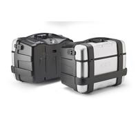 Givi Kofferset Trekker Monokey – Schwarz – 2 × 46 l