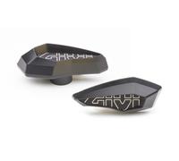 GIVI Sturzpad aus Fiberglas verstärktem Polymer aus eloxiertem Aluminium, schwarz, schwarz