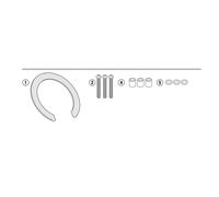 Easy Lock Tankring / Tankadapter BF05 Cagiva/MV Agusta/Yamaha, Farbe: Cagiva/MV/Yamaha/Ducati/, Größe: 5 Loch 5 Loch Cagiva/MV/Yamaha/Ducati/