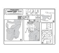 Givi Topcase-Träger für Scooter Monokey/Monolock Yamaha Yp 125 Majesty S