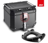 GIVI Topcase Outback OBKN42B + Set Platte E528 Suzuki DL 1000 V-Strom 2004-2011