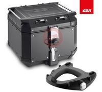 GIVI Topcase Outback OBKN42B + Set Platte E528 Suzuki DL 650 V-Strom 2004-2011