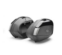 GIVI V35 Monokey Seitenkoffer Set, schwarz/transparent, Größe 35 Ltr.