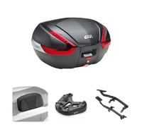 GIVI V47NN Topcase Carbon Look Rot Für BMW F 900 R SE ABS DTC ESA 2020-20