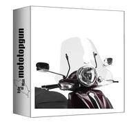 givi windschild transparent 106a kompatible mit piaggio beverly tourer 300-400 2008 2009 2010 mototopgun