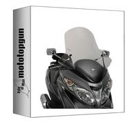 givi windschild transparent 266dt + träger kompatibel mit suzuki burgman 400 l0-l1-l2-l3-l4-l5-l6 2006 2007 2008 2009 2010 2011 2012 2013 2014 2015 2016 mototopgun