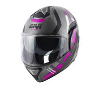 Givi X30 Flip Back Pulsar Matt Schwarz Titan Fucsia Modulhelm