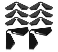 GLEAVI 8 Stück Türkantenschutz aus Witterungsbeständigem Kunststoff Eckenschutz für Autotüren Passgenau für Suv Lkw und Limousine Schwarzer Autotürschutz fürs Parken