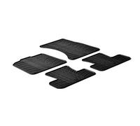 Gledring Satz Gummimatten kompatibel mit Audi Q5 2008-2016 (T Profil 4-teilig + Montage-clips)