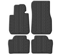 Gledring Satz Gummimatten kompatibel mit BMW 3er F30/F31 2012-2019 (T Profil 4-teilig + Montage-clips), Schwarz
