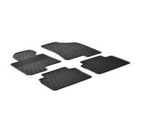 Gledring Satz Gummimatten kompatibel mit Hyundai ix35 / Kia Sportage 5 türer 2010-2016 (G Profil 4-teilig + Montage-clips), Schwarz