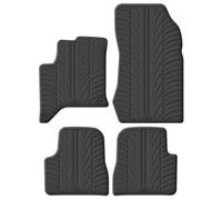 Gledring Satz Gummimatten kompatibel mit Lancia Ypsilon (L21) MHEV 2024- (T Profil 4-teilig + Montage-Clips)